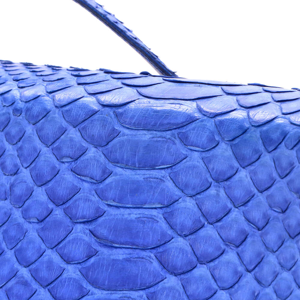 Celine Classic Box Bag Python Medium #203953c13b - image 7